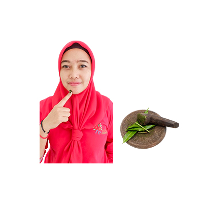 Traditional recipe Treats acne from Pakis Udang