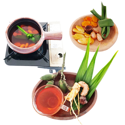Traditional recipe Vaginal Discharge from Gambir