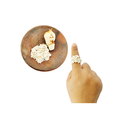 Traditional recipe Swollen Fingers from Keladi