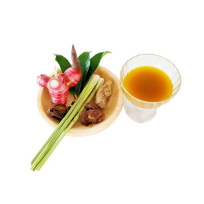Traditional recipe Body Stamina from Lengkuas