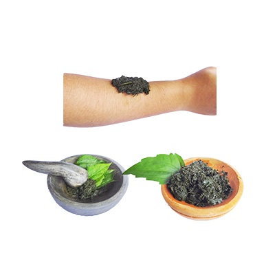 Traditional recipe Treating wounds from Kirinyuh