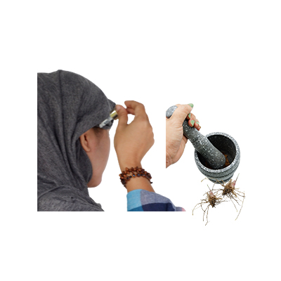 Traditional recipe Earache from Anggrek Tanah Ungu