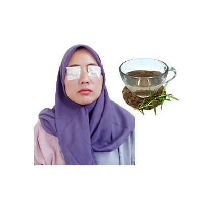 Traditional recipe Cleansing the eyes from Rosemary