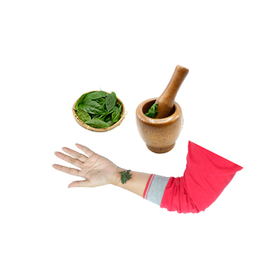 Traditional recipe Addresses skin eruptions from Arum Dalu