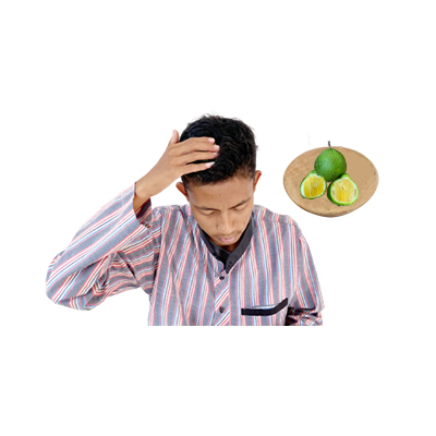 Traditional recipe Dandruff from Jeruk Jungga
