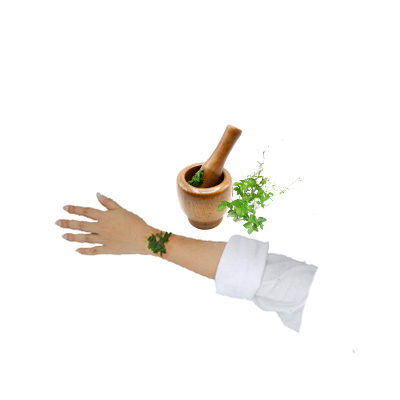Traditional recipe Itching from Mitsuba