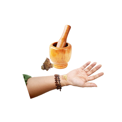 Traditional recipe Boils from Arisaema amurense